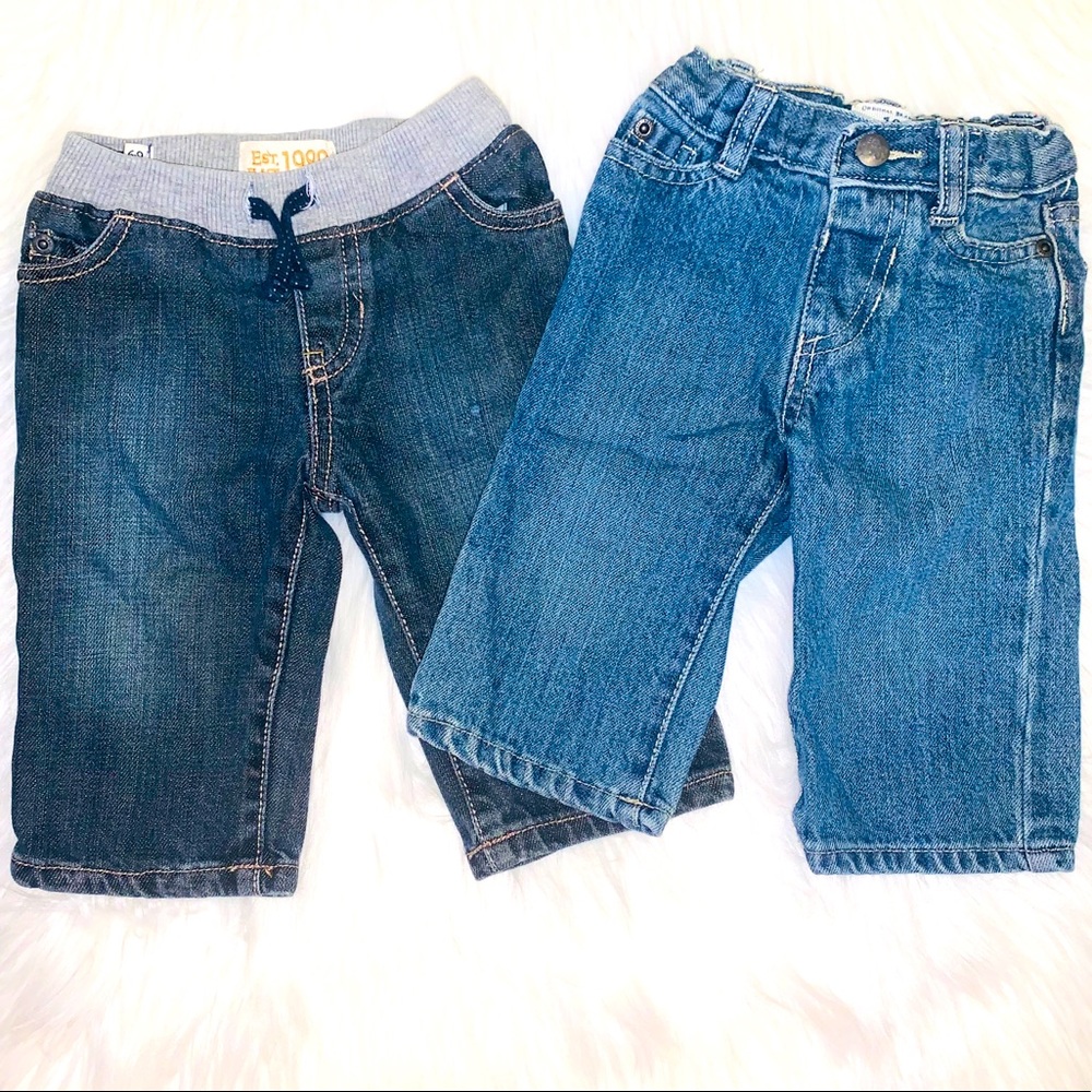 Children’s Place Jeans Bootcut & Straight Sz 6-9M
